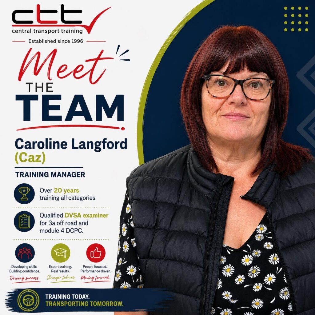Staff at Central Transport Training in Wolverhampton