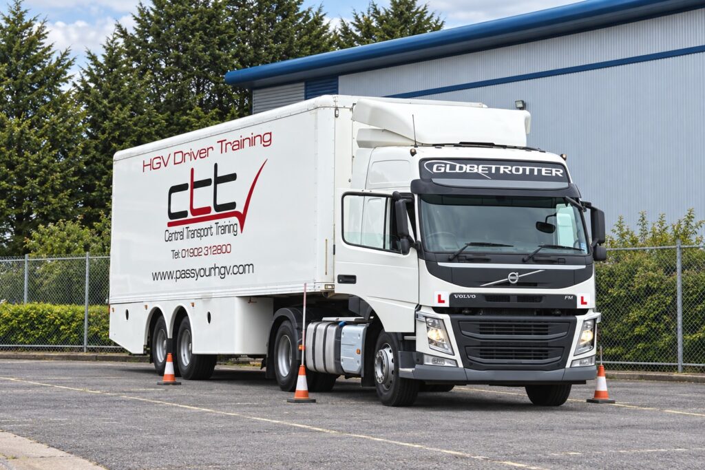 Class 1 artic at Central Transport Training