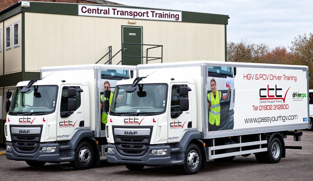 Class 2 training at Central Transport Training in Wolverhampton