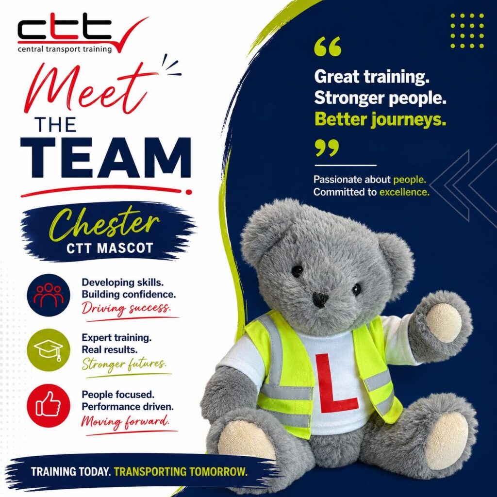 Team Mascot at Central Transport Training in Wolverhampton