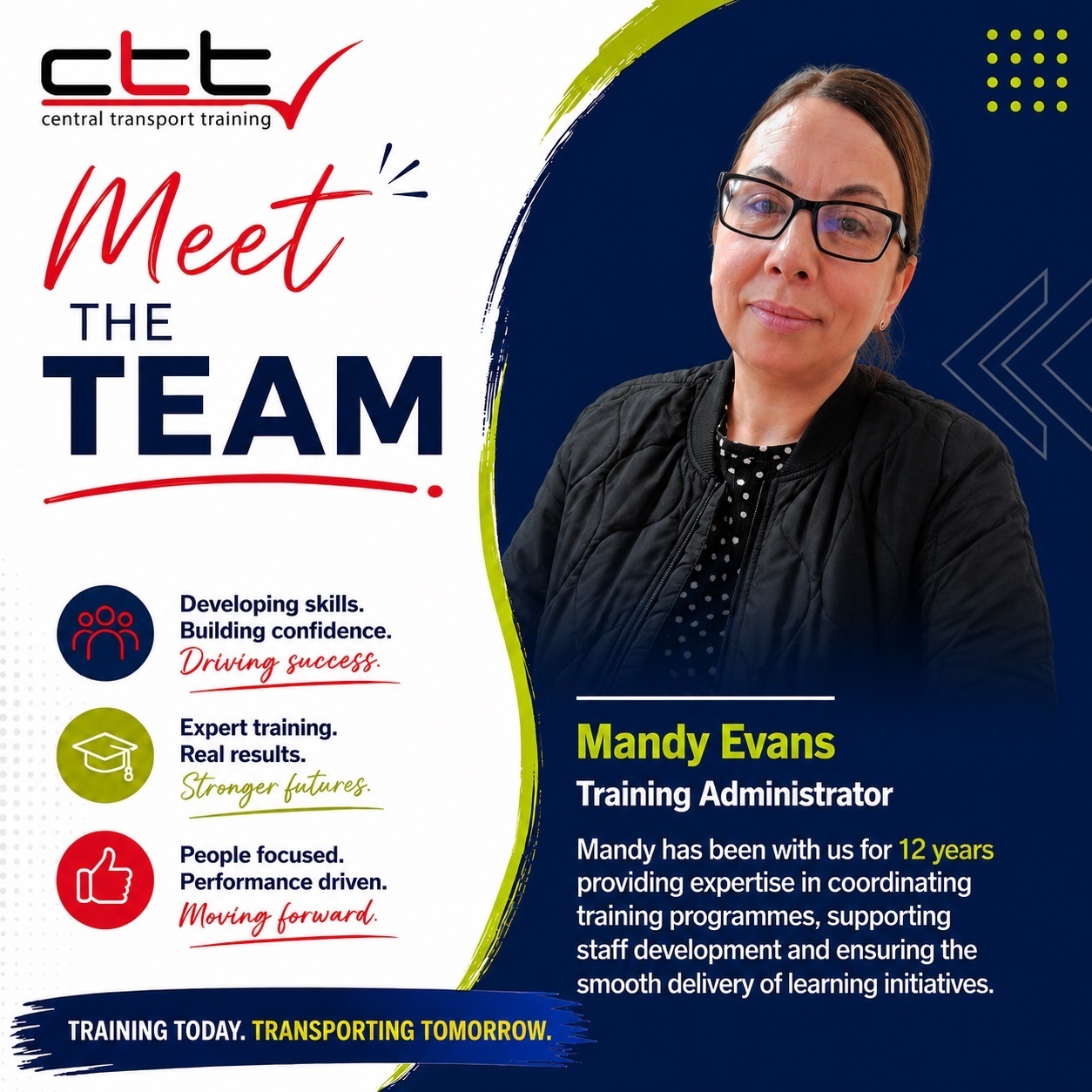 Mandy Central Transport Training in Wolverhampton