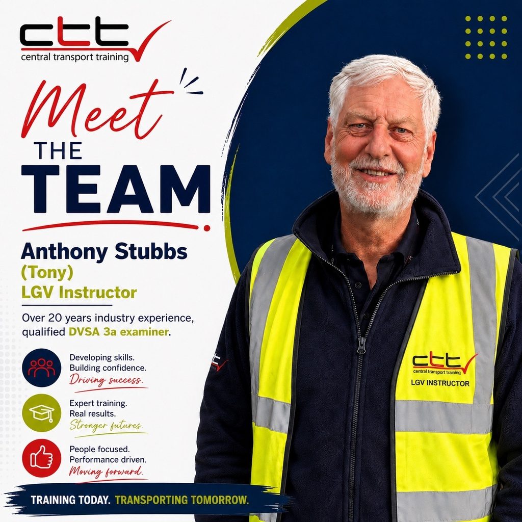 Tony Central Transport Training in Wolverhampton